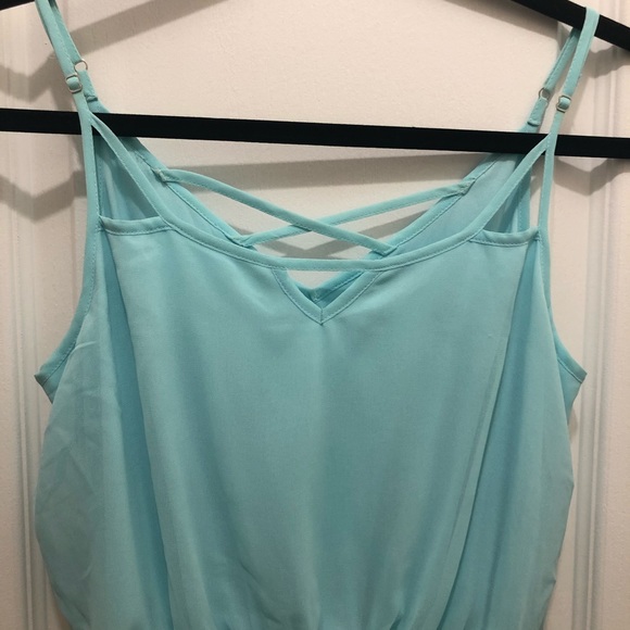 Guess Light Blue Flowy Dress - Picture 2 of 3